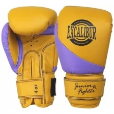 Перчатки боксерские детские Excalibur 8029/1 Yellow PU 6 унций